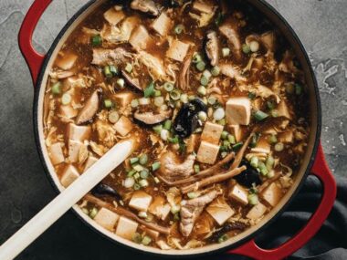 Restaurant style hot and sour soup